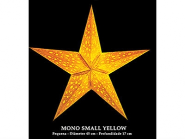 Candeeiro Estrela Starlightz Mono Small Yellow